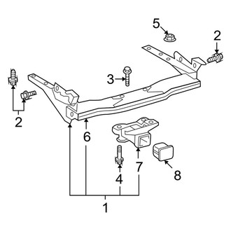 Toyota OE - Rear Bumper - Trailer Hitch Components