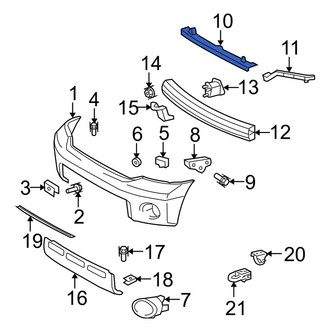 Toyota OE - Front Center Bumper Cover Stay