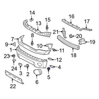 Toyota OE - Rear Outer Parking Aid Sensor Housing