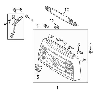 Toyota OE - Grille & Components