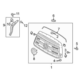 Toyota OE - Grille & Components