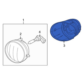 Toyota OE - Front Right Fog Light Housing