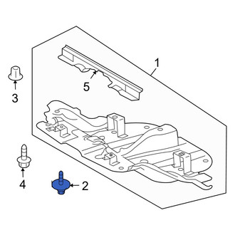 Toyota OE - Radiator Support Splash Shield Screw