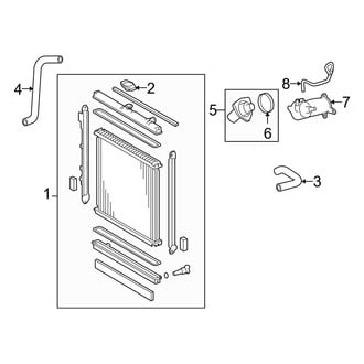 Toyota OE - Cooling - Radiator & Components (5.7L)