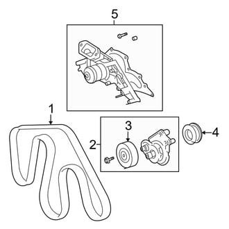 Toyota OE - Cooling - Belts & Pulleys (4.7L)