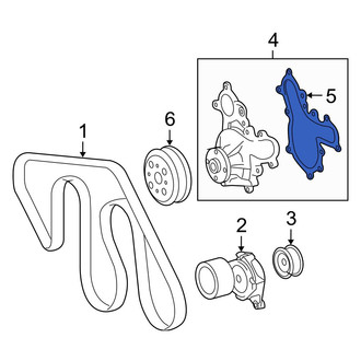 Toyota OE - Engine Water Pump Gasket