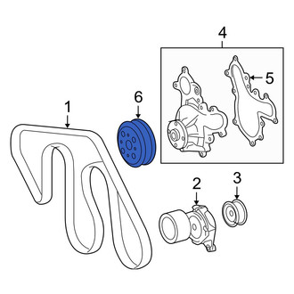 Toyota OE - Engine Water Pump Pulley