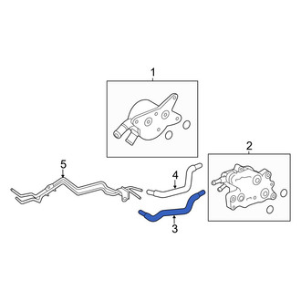 Toyota OE - Automatic Transmission Oil Cooler Hose