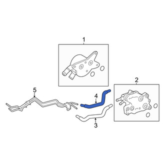 Toyota OE - Automatic Transmission Oil Cooler Hose