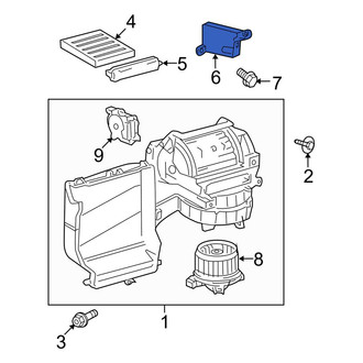 Toyota OE - HVAC Control Module
