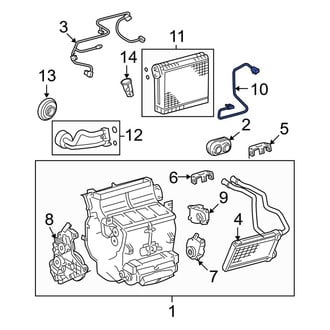Toyota OE - A/C Evaporator Temperature Sensor