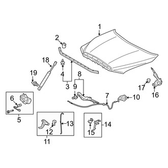 Toyota OE - Hood & Components