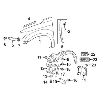 Toyota OE - Fender & Components