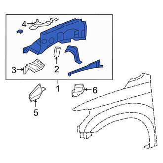 Toyota OE - Front Left Fender Apron Assembly