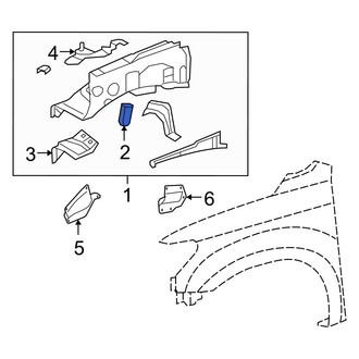 Toyota OE - Fender Apron Bracket
