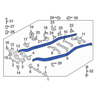 Toyota OE - Frame Rail