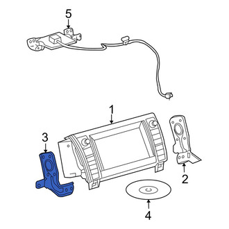 Toyota OE - Left GPS Navigation System Bracket