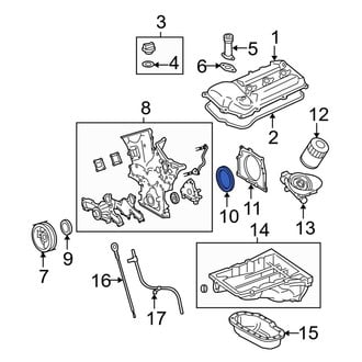 Toyota OE - Rear Engine Crankshaft Seal