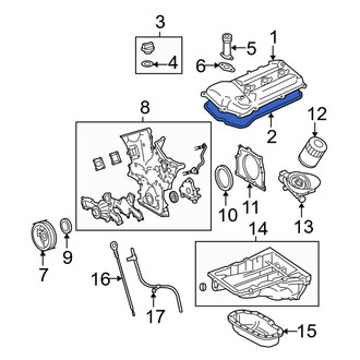 Toyota OE - Right Engine Valve Cover Gasket