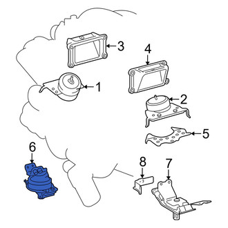 Toyota OE - Automatic Transmission Mount