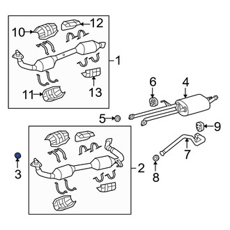 Toyota OE - Rear Catalytic Converter Gasket