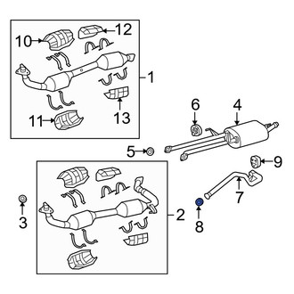 Toyota OE - Rear Exhaust Tail Pipe Gasket
