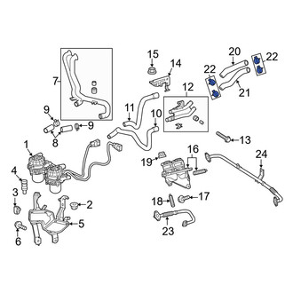 Toyota OE - Secondary Air Injection Pump Hose Clamp