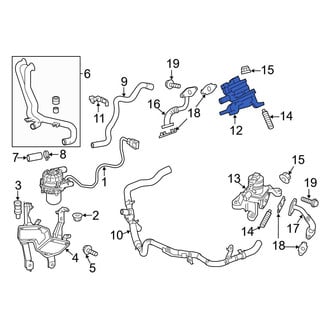 Toyota OE - Right Secondary Air Injection Control Valve