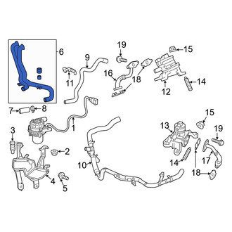 Toyota OE - Secondary Air Injection Pump Hose