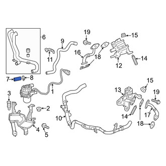 Toyota OE - Secondary Air Injection Pump Hose