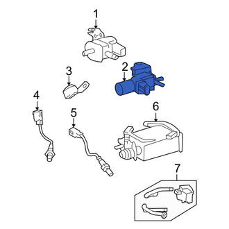 Toyota OE - Rear Exhaust Gas Recirculation (EGR) Vacuum Delay Valve