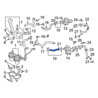 Toyota OE - Secondary Air Injection Pump Hose