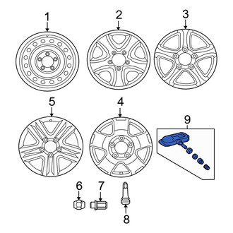 Toyota OE - Tire Pressure Monitoring System (TPMS) Sensor