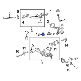 Toyota OE - Front Alignment Camber Adjusting Eccentric