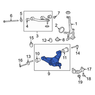 Toyota OE - Front Left Lower Suspension Control Arm
