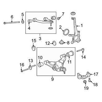Toyota OE - Front Suspension - Suspension Components (RWD)