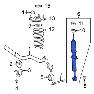 Toyota OE - Front Suspension Shock Absorber