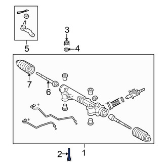 Toyota OE - Outer Rack and Pinion Bolt