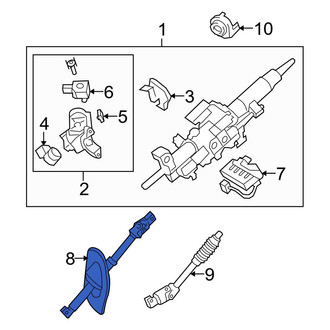 Toyota OE - Rear Steering Shaft