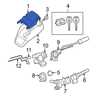 Toyota OE - Upper Steering Column Cover