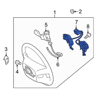 Toyota OE - Steering Wheel Radio Controls