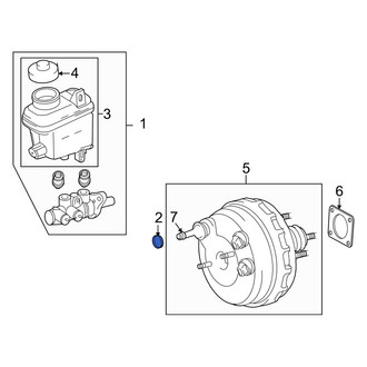 Toyota OE - Brake Master Cylinder O-Ring