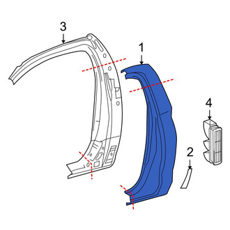 Toyota OE - Left Body B-Pillar
