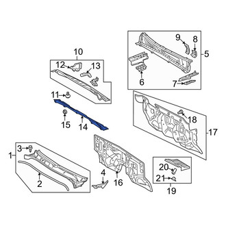 Toyota OE - Front Cowl Insulator