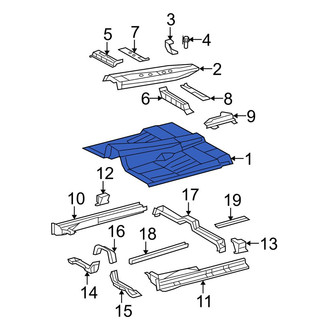 Toyota OE - Front Floor Pan