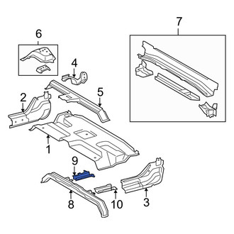 Toyota OE - Right Frame Side Member