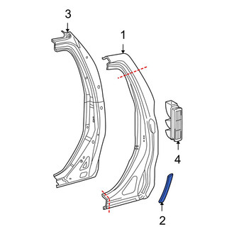 Toyota OE - Left Stone Guard