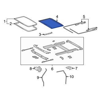 Toyota OE - Sunroof Cover