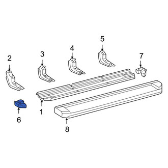 Toyota OE - Front Right Running Board End Cap