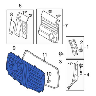 Toyota OE - Partition Panel
